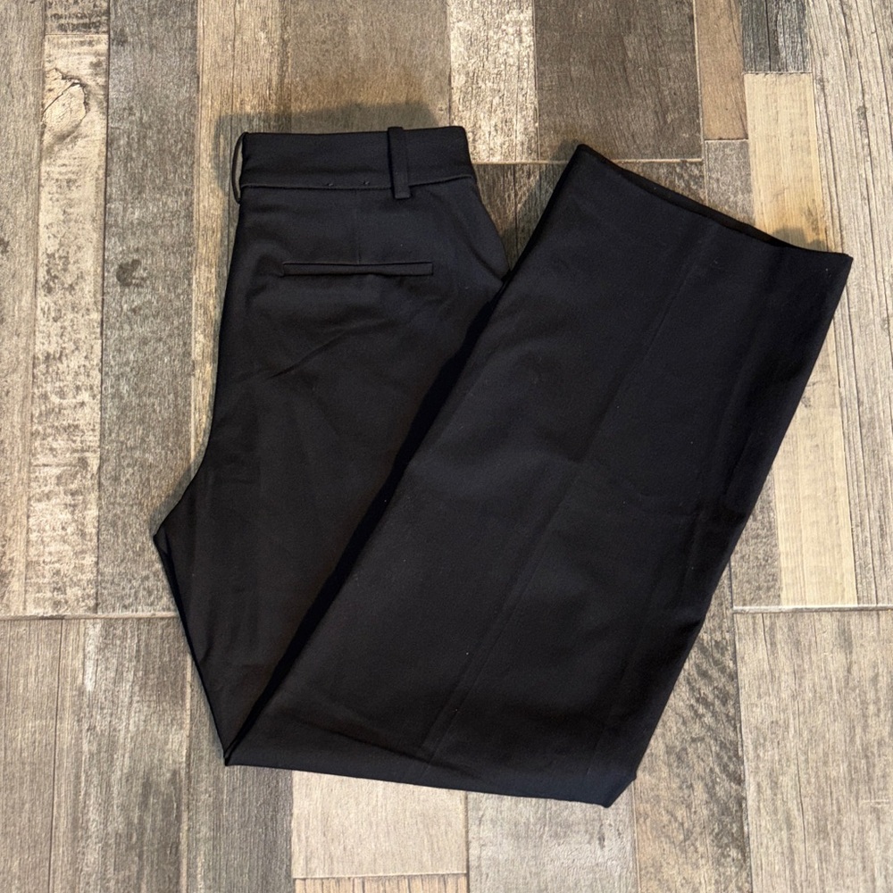 J. Crew Remy Black Wide- Leg High Rise women’s size 0P full length pants - Picture 5 of 11